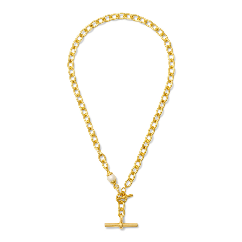The Miranda Gold and Pearl Necklace