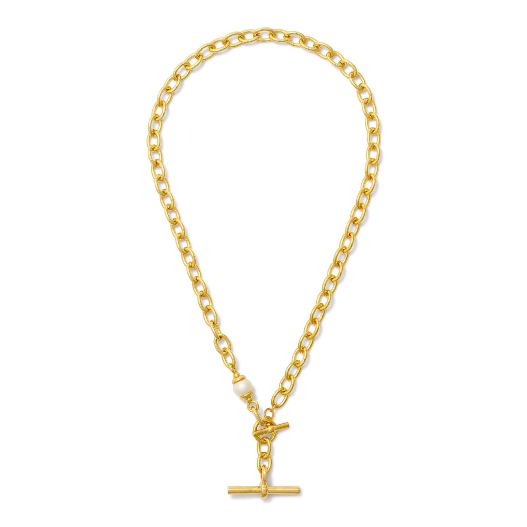 The Miranda Gold and Pearl Necklace