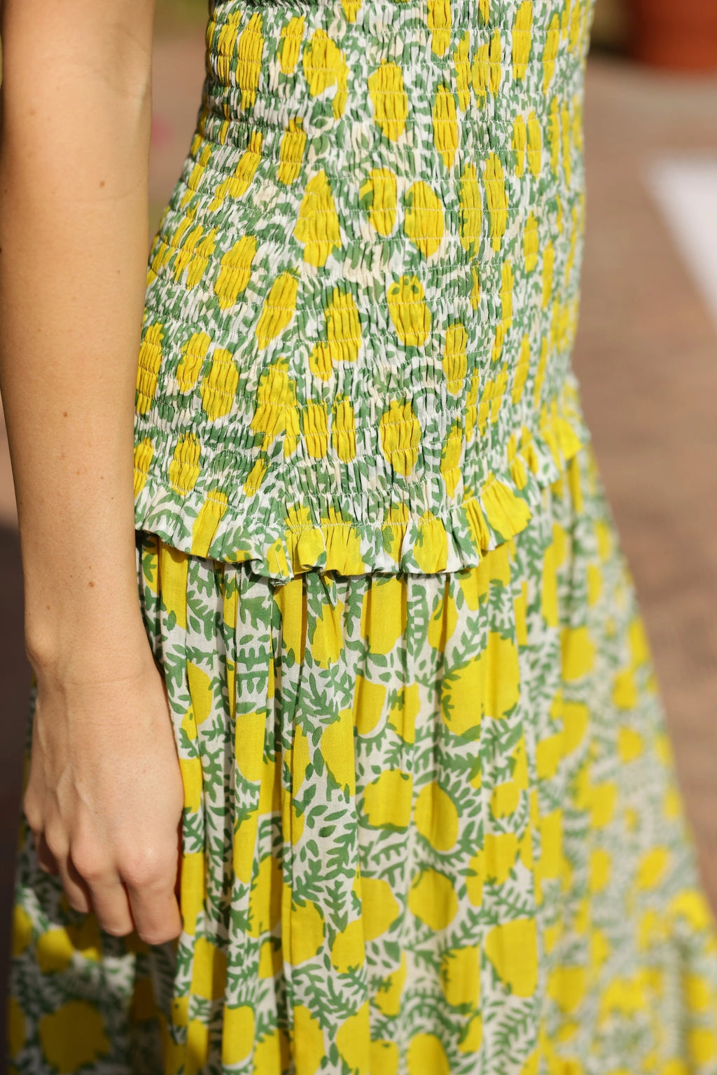 Amalfi Yellow Lemon Dress
