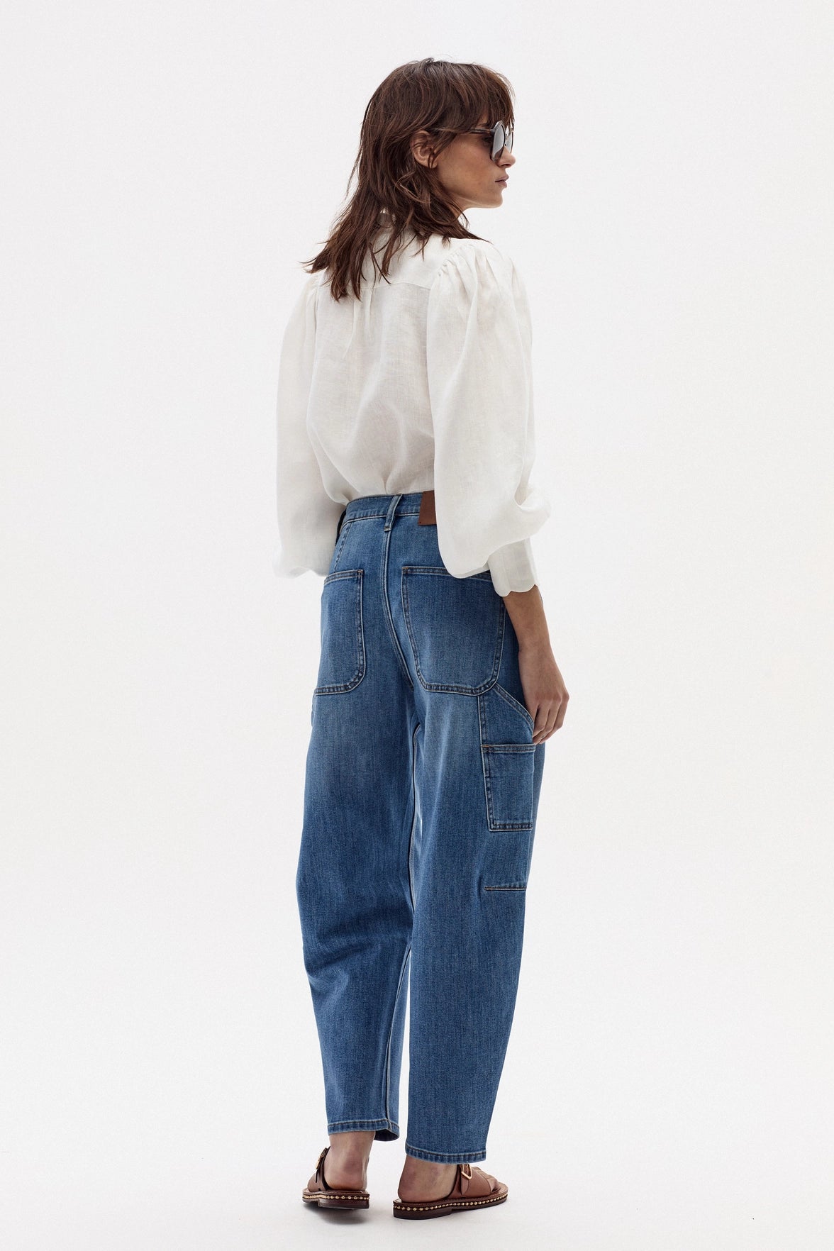 Lanhtropy Ambar Denim Pants - Washed Indigo