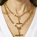 The Miranda Gold and Pearl Necklace