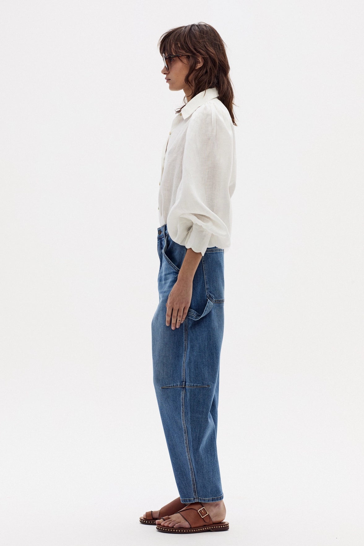 Lanhtropy Ambar Denim Pants - Washed Indigo