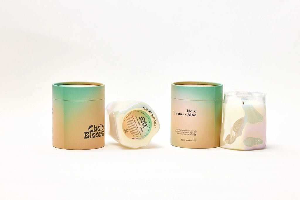 Choice Blooms 12oz. No. 6 Cactus + Aloe Candle