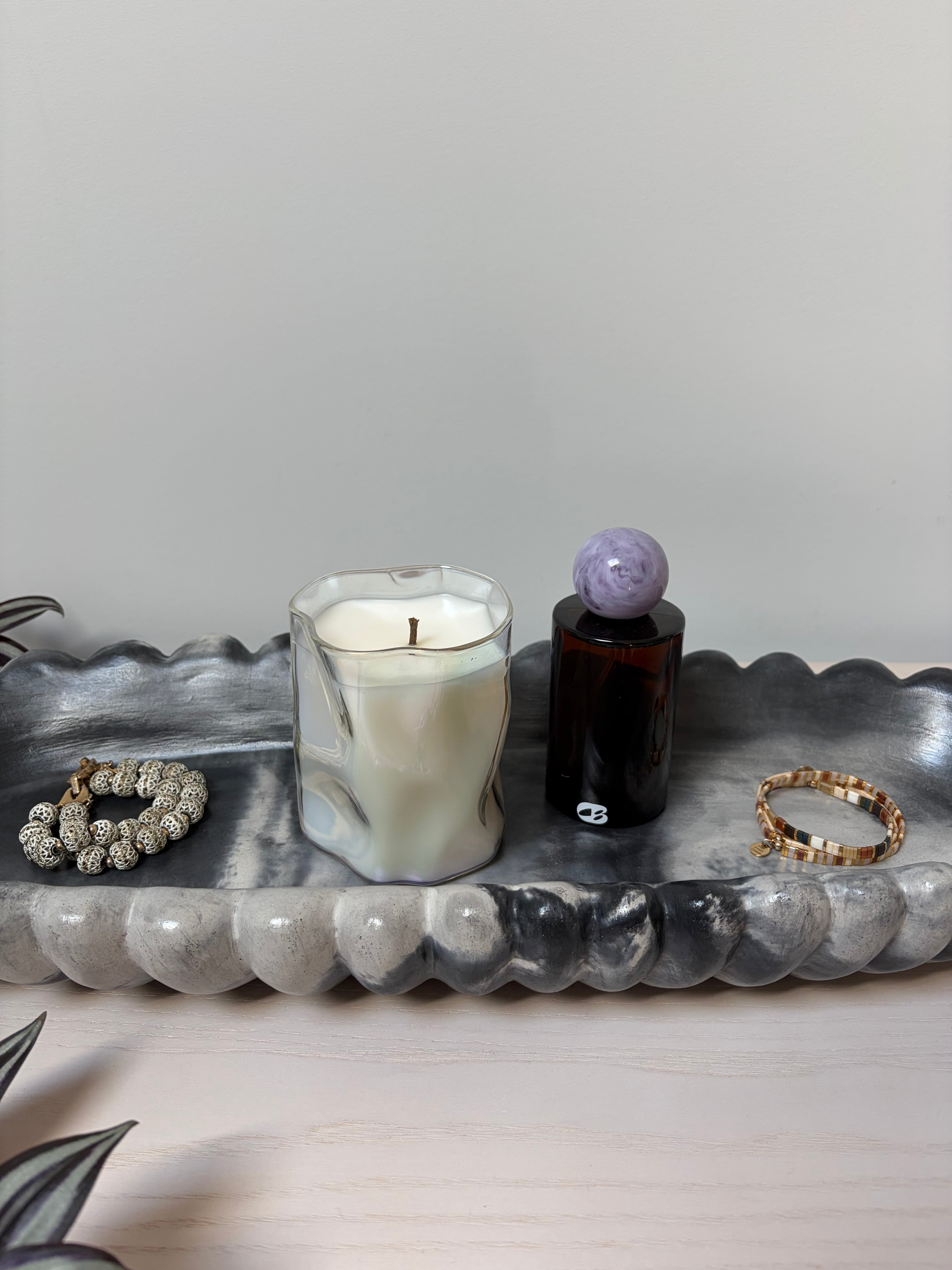 Forma Xxl Handmade Concrete Bowl Dark Marble