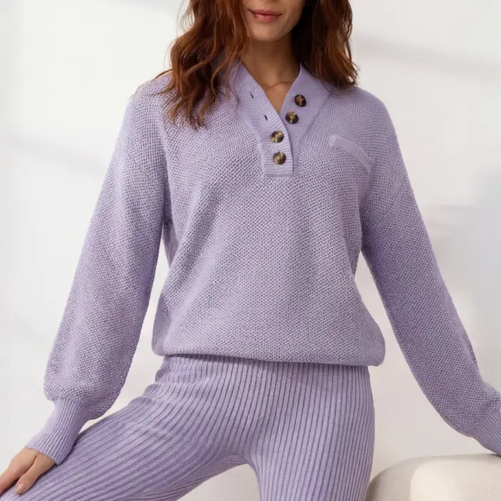 LUNYA Cottonsilk Pocket Henley