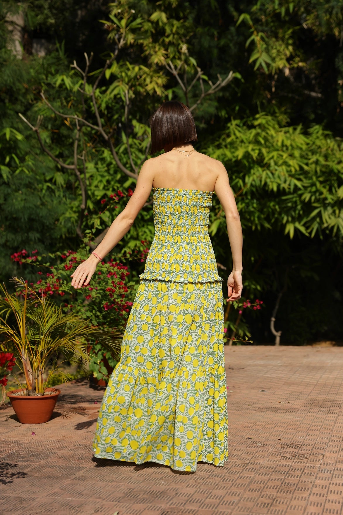 Amalfi Yellow Lemon Dress