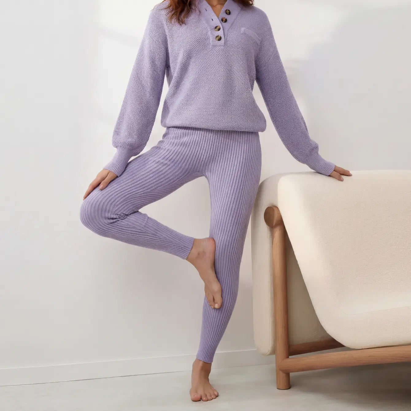 LUNYA Cottonsilk Ribbed Legging