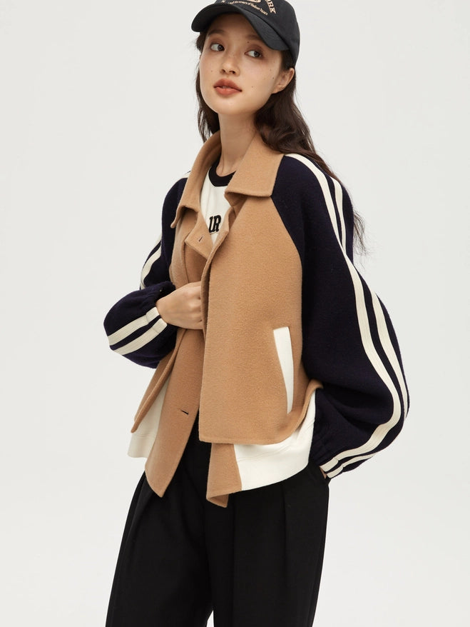 Urlazh Color Blocking Short Coat