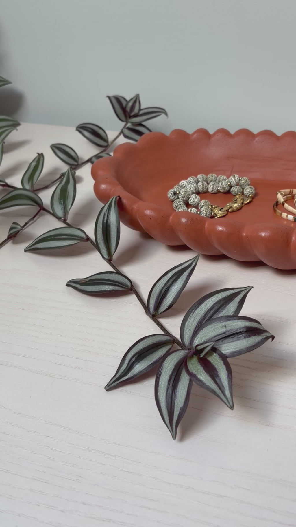 Forma Xxl Handmade Concrete Bowl Dark Terracotta