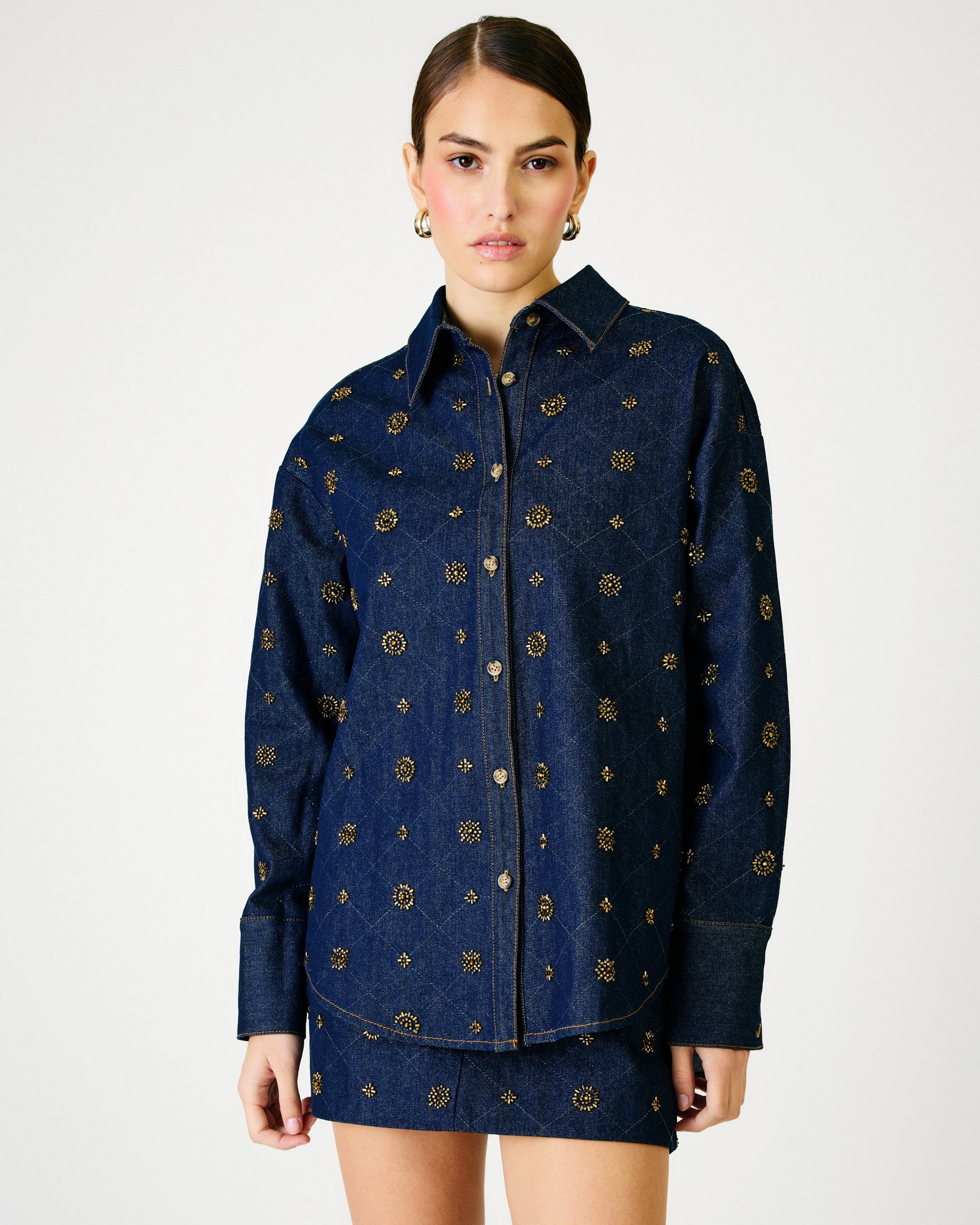 Line & Dot Attina Shacket