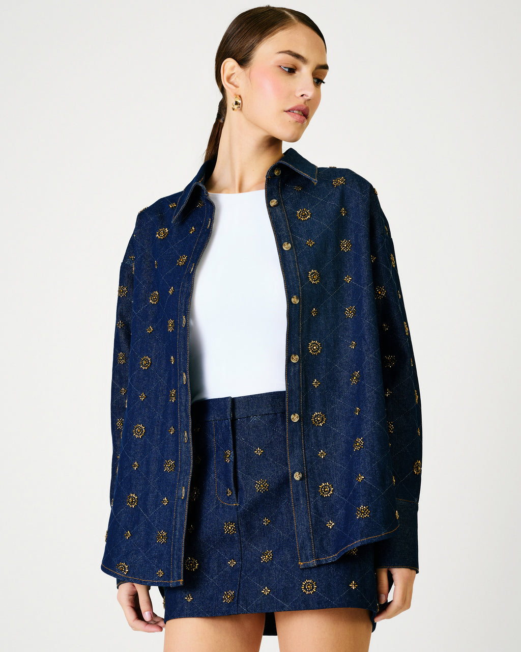 Line & Dot Attina Shacket