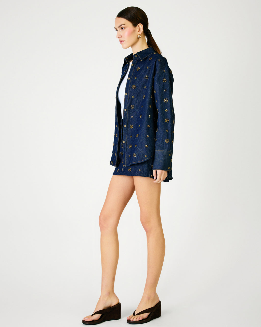 Line & Dot Attina Shacket