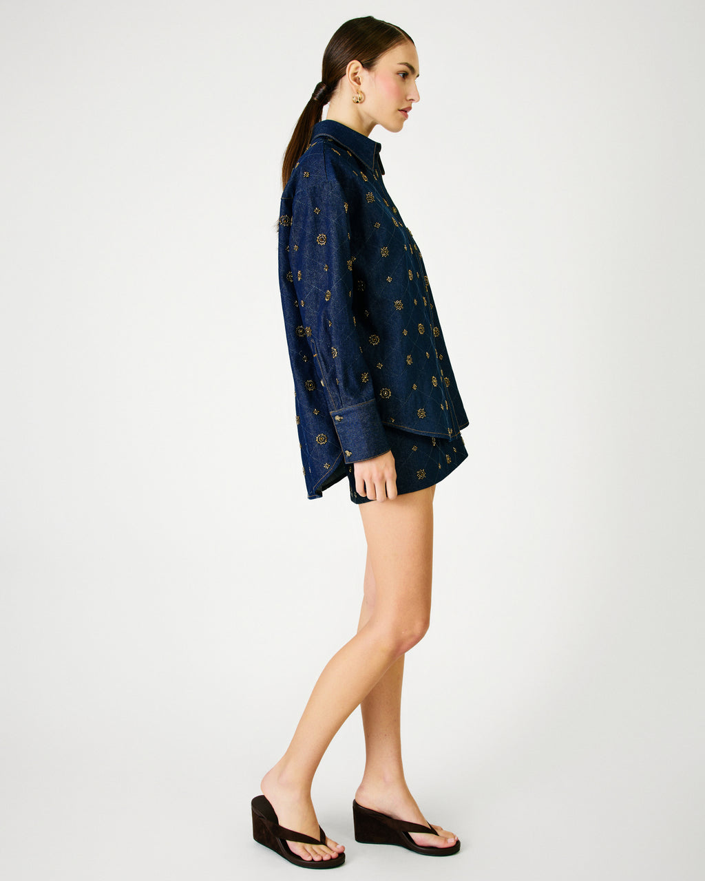 Line & Dot Attina Shacket