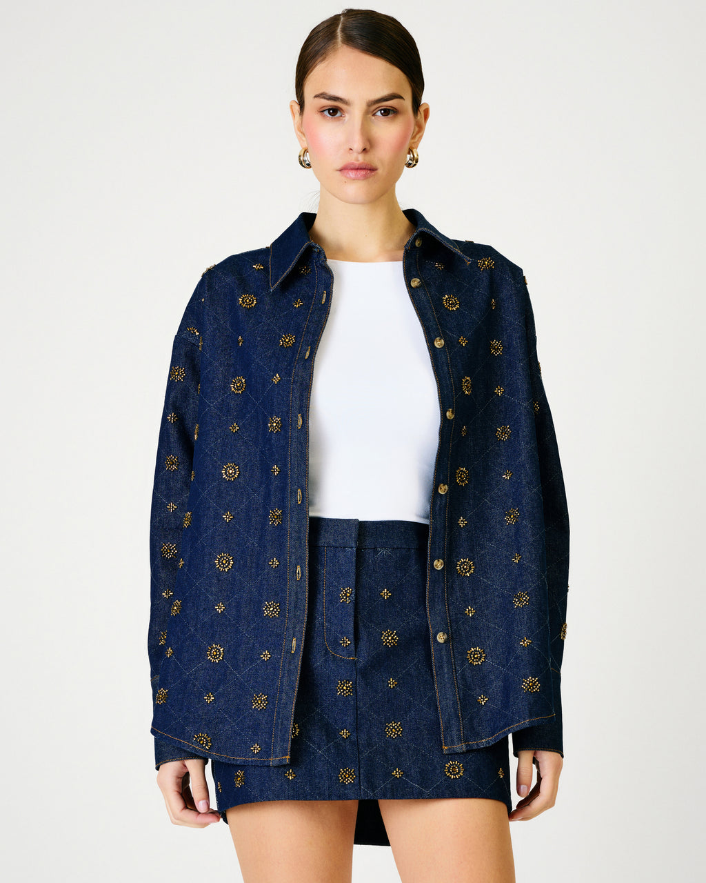 Line & Dot Attina Shacket