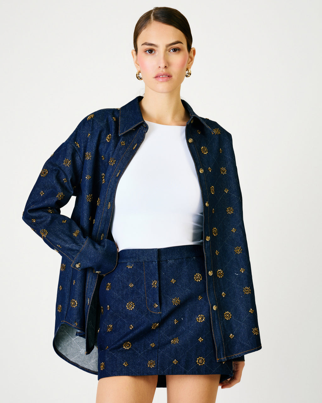 Line & Dot Attina Shacket