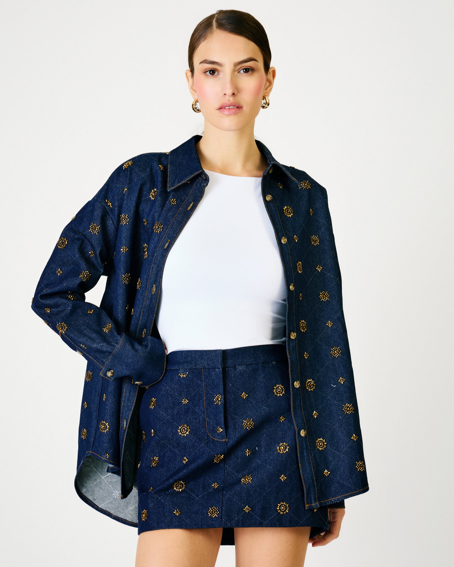 Line & Dot Attina Shacket