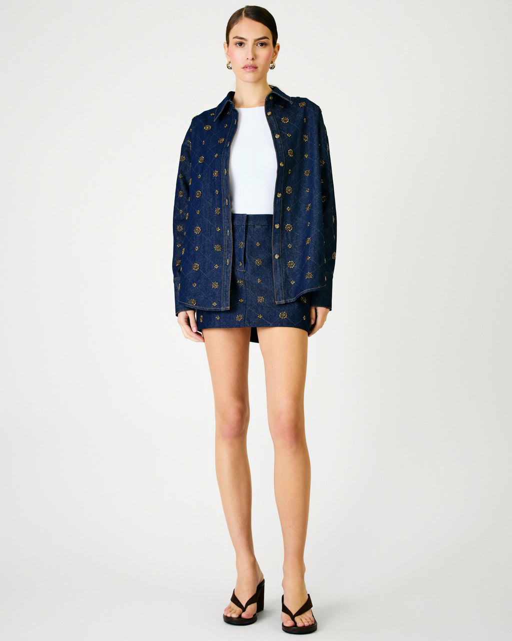 Line & Dot Attina Shacket