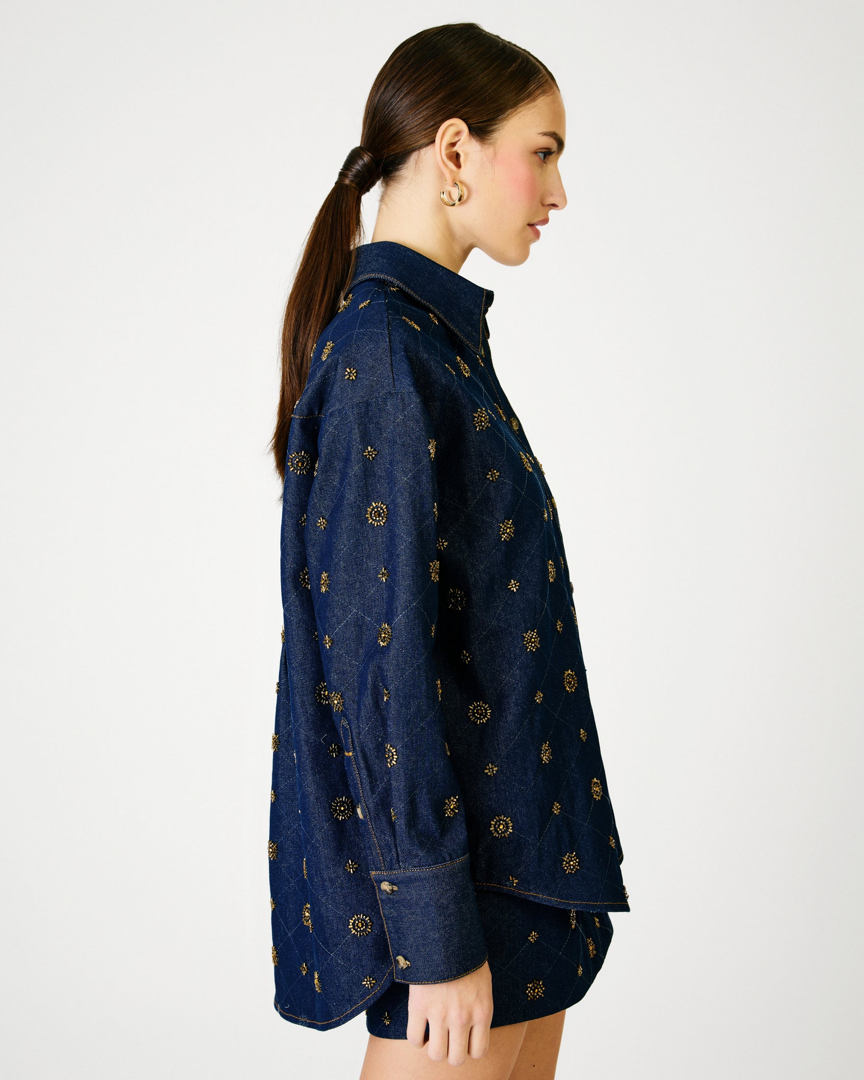 Line & Dot Attina Shacket